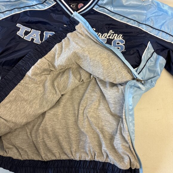 VTG G-III Carl Banks UNC North Carolina Tar Heels Pullover Warmup 90s Sz L  EUC - Picture 9 of 12